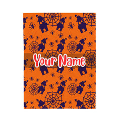 Personalized Halloween Blanket with Your name Collections Blanket #10 Custom Blanket with Name - Personalized Blanket Halloween Gift for Kids