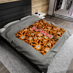 Personalized Halloween Blanket with Your name Collections Blanket #6 Custom Blanket with Name - Personalized Blanket Halloween Gift for Kids