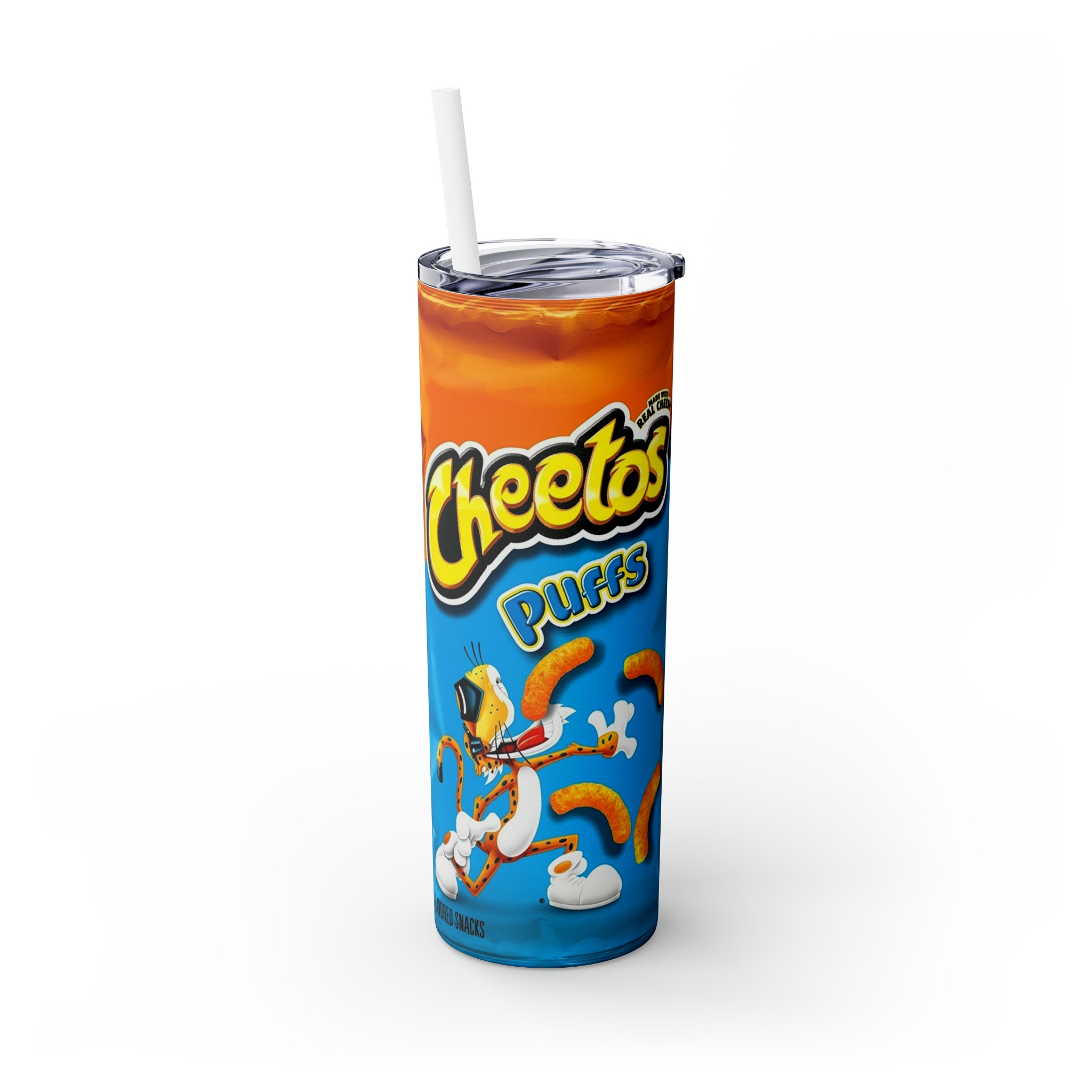Cheetos Puffs Tumbler with Straw