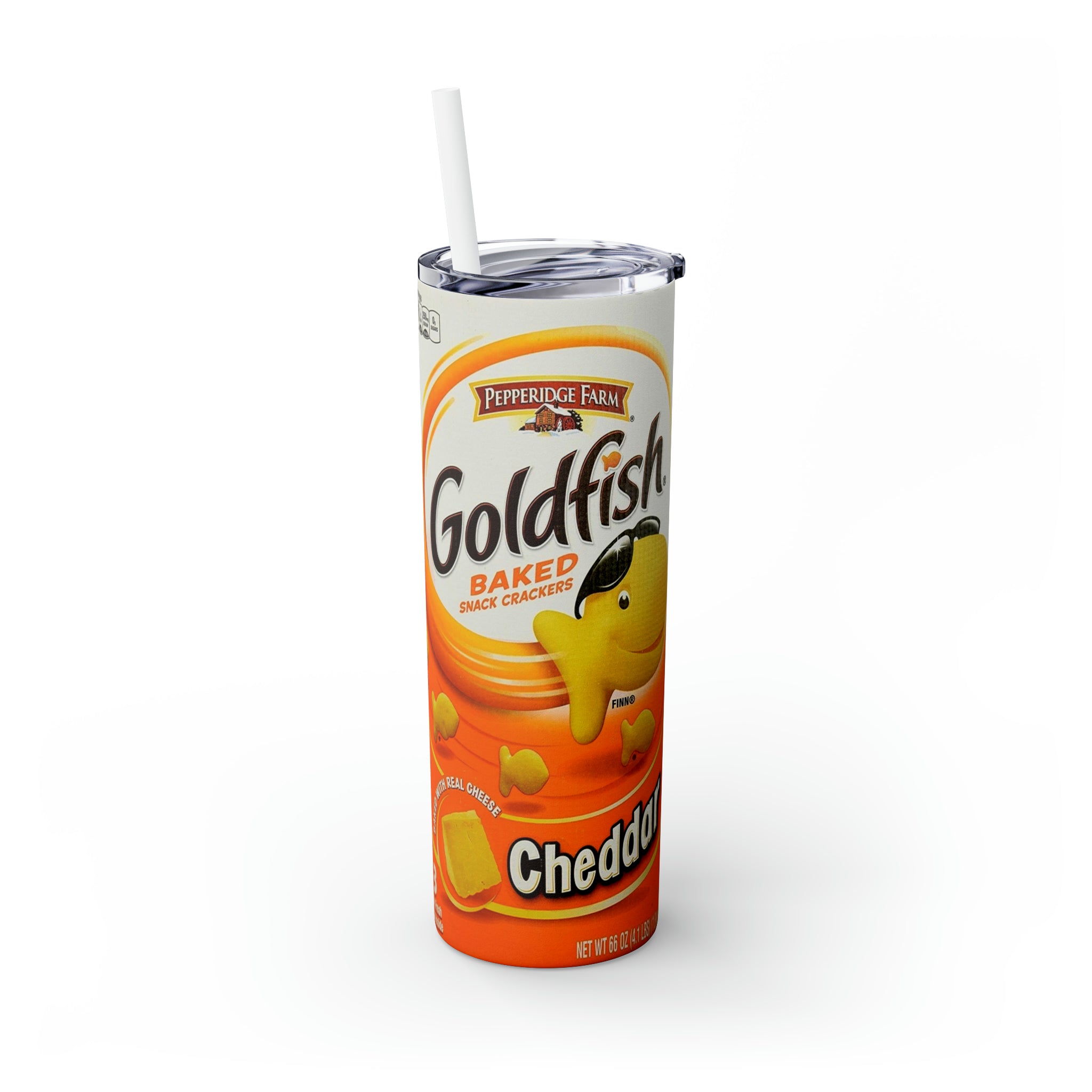 Goldfish Crackers Cheddar Tumbler with Straw