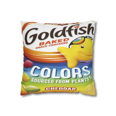 Goldfish Colors Cheddar Cheese Crackers, Baked Snack Crackers Pillow