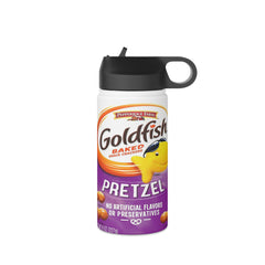 Pepperidge Farm Goldfish Pretzel Crackers Stainless Steel Water Bottle, Standard Lid