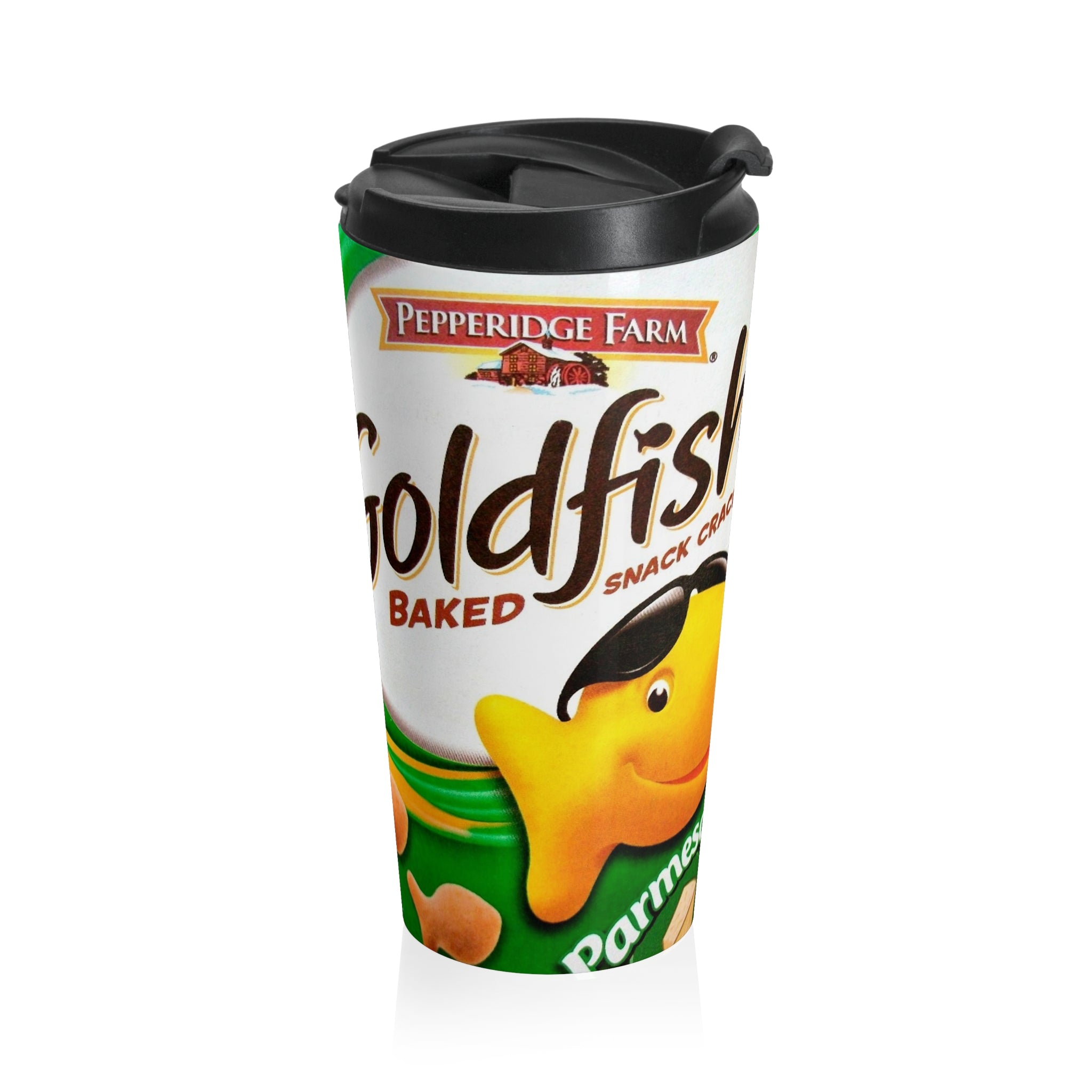 Goldfish Crackers Parmesan Stainless Steel Travel Mug