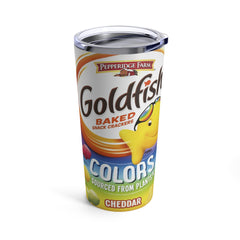 Goldfish Colors Cheddar Cheese Crackers, Baked Snack Crackers Tumbler 20oz