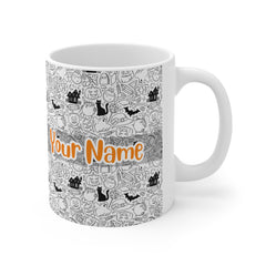 Personalized Halloween Mug with Your name Collections Ceramic Mug #3 Halloween Gift For Kids