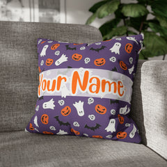 Funny Halloween Pillow personalized Pillow with Your name #3 Pillow Case