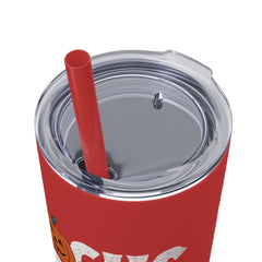 Dr Pepper To Focus Tumbler with Straw