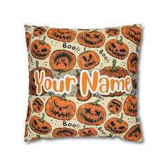 Personalized Halloween Pillow with Your name #3 Pillow Case Halloween Gift for Kids