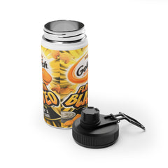 Goldfish Flavor Blasted Cheddar & Sour Cream Crackers Stainless Steel Water Bottle, Sports Lid