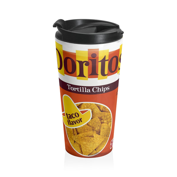 Doritos Tortilla Chips Taco Flavor Stainless Steel Travel Mug