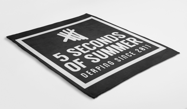 5SOS 5 Seconds of Summer Logo Derping Since 2011 Blanket