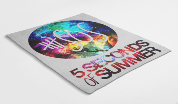 5 Seconds of Summer on Galaxy Blanket