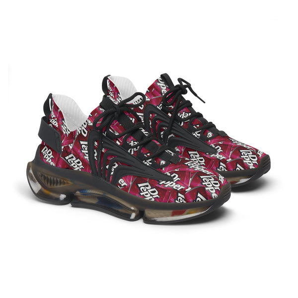 Dr Pepper canned Pattern Mesh Sneakers