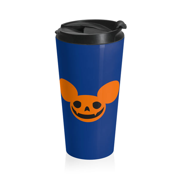 Mouse Halloween Pumkin Faces Halloween Stainless Steel Travel Mug