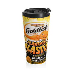 Goldfish Flavor Blasted Cheddar & Sour Cream Crackers Stainless Steel Travel Mug