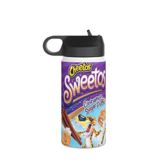 Cheetos Sweetos Cinnamon Sugar Puffs Stainless Steel Water Bottle, Standard Lid