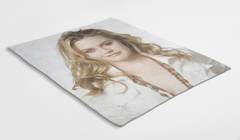 Alicia Silverstone White Style Poster Blanket