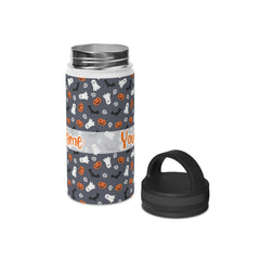 Personalized Name with Halloween Stainless Steel Water Bottle, Handle Lid (Ver.7)