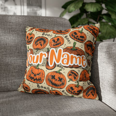 Personalized Halloween Pillow with Your name #3 Pillow Case Halloween Gift for Kids