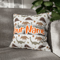 Cute Dinosaur personalized Pillow with Your name #5 Pillow Case