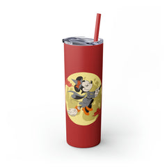 Disney Minnie Mouse Flying Witch Costume Skinny Tumbler with Straw