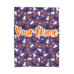 Funny Halloween #6 Custom Blanket with Name - Personalized Blanket