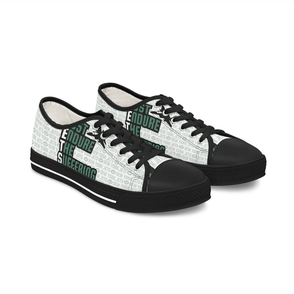 Just Endure The Suffering Football New York Jets Low Top Sneakers