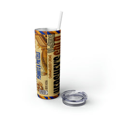 Hershey's Gold Peanuts Pretzels Tumbler with Straw