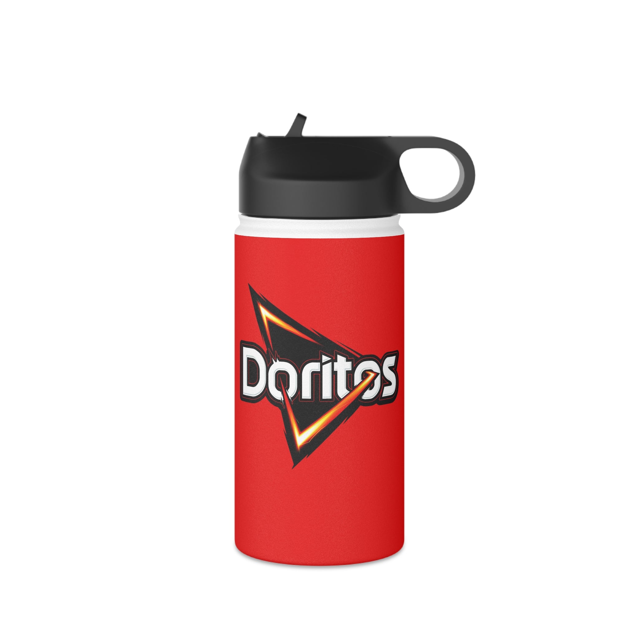 Doritos Logo Stainless Steel Water Bottle, Standard Lid