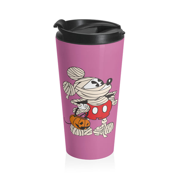 Disney Mickey Mouse Mummy Halloween Stainless Steel Travel Mug