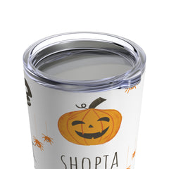 Personalized Name with Halloween Skinny Tumbler 20oz #1