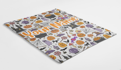 Funny Halloween #8 Custom Blanket with Name - Personalized Blanket