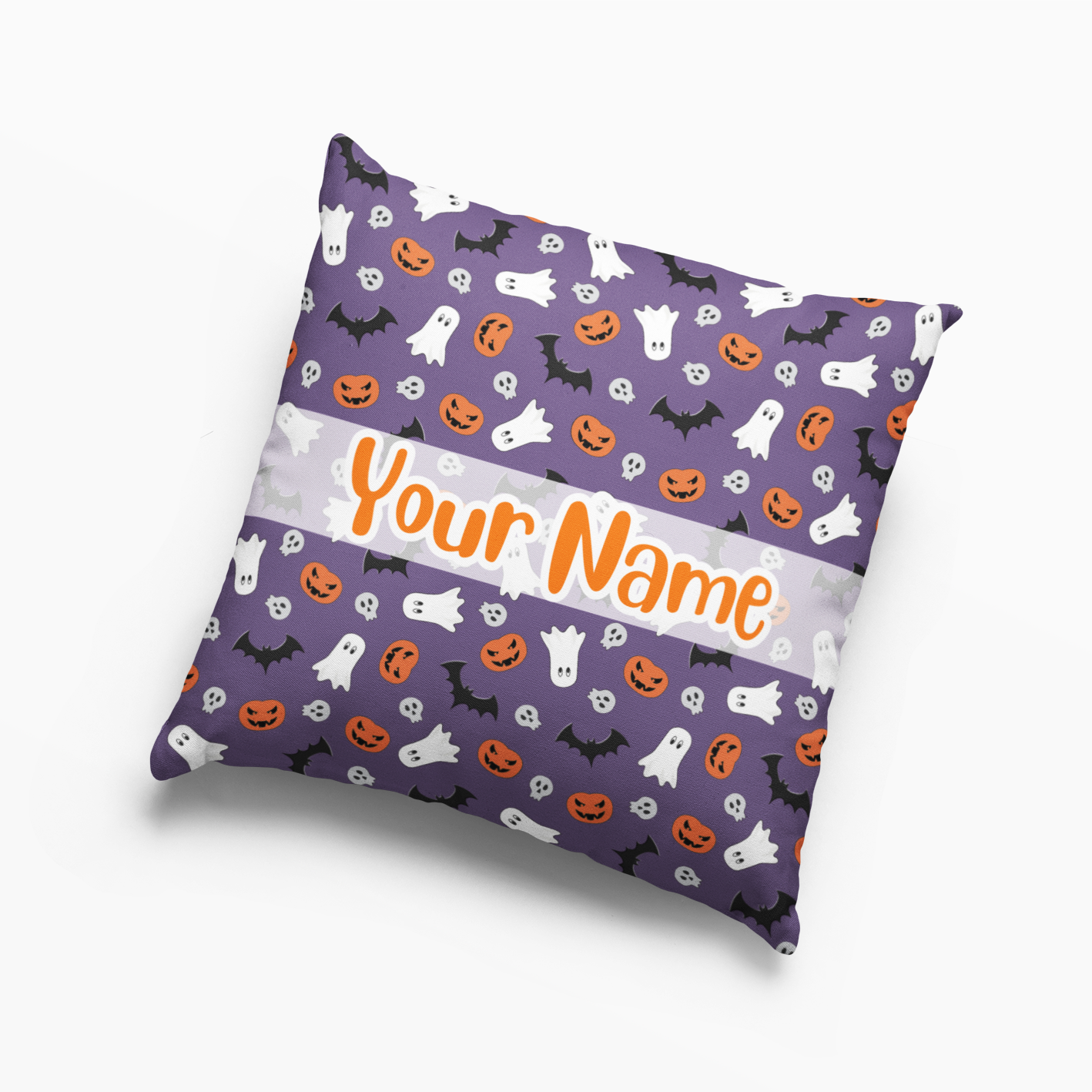 Funny Halloween Pillow personalized Pillow with Your name #3 Pillow Case