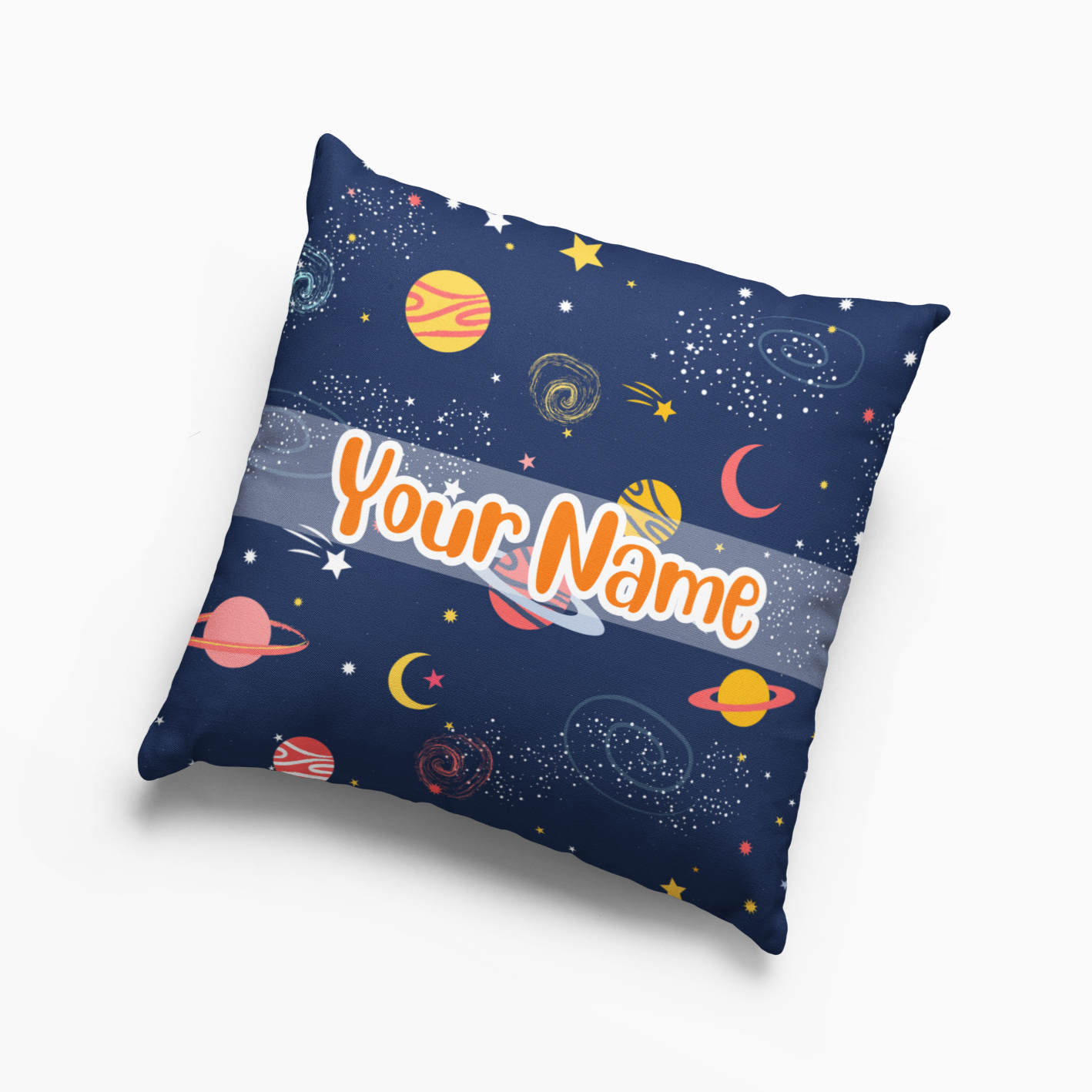 Funny Space Pillow personalized Pillow with Your name #1 Pillow Case