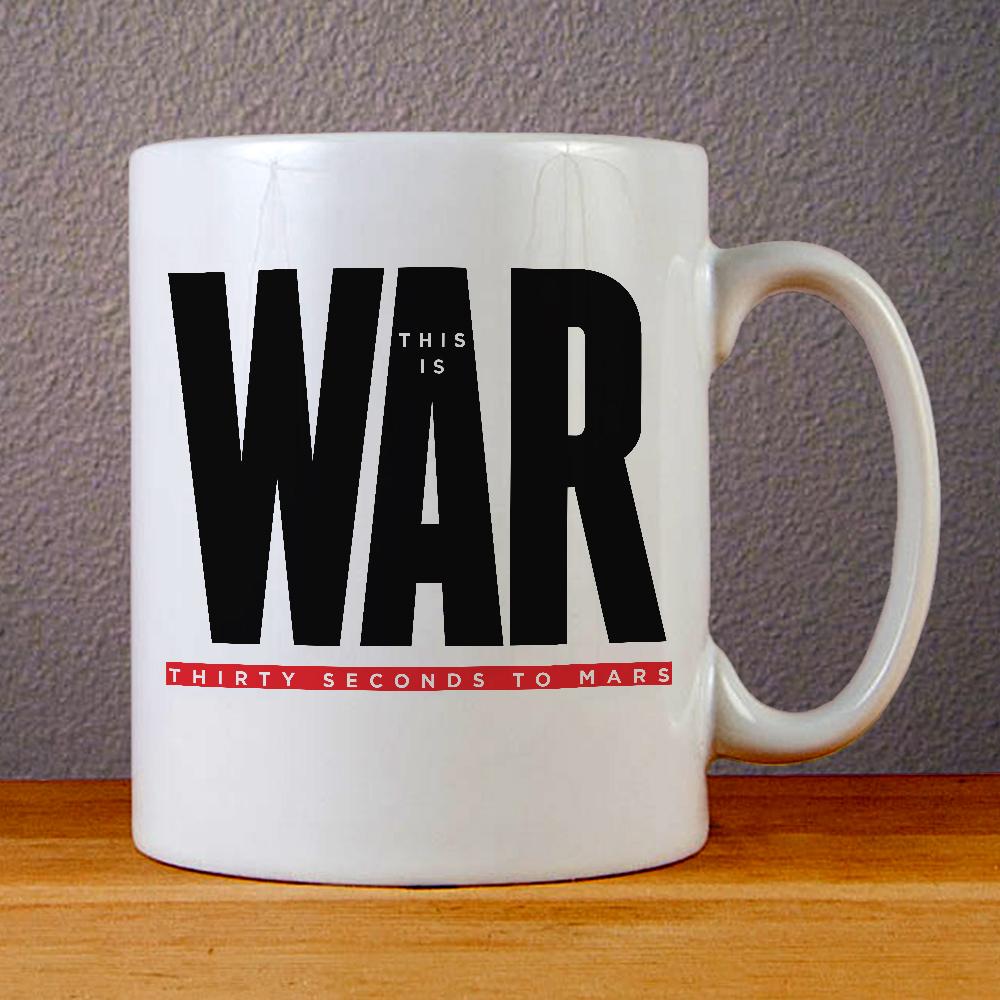30 Seconds to Mars This is War Ceramic Coffee Mugs