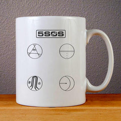 5 Seconds of Summer Easier Logo Ceramic Coffee Mugs