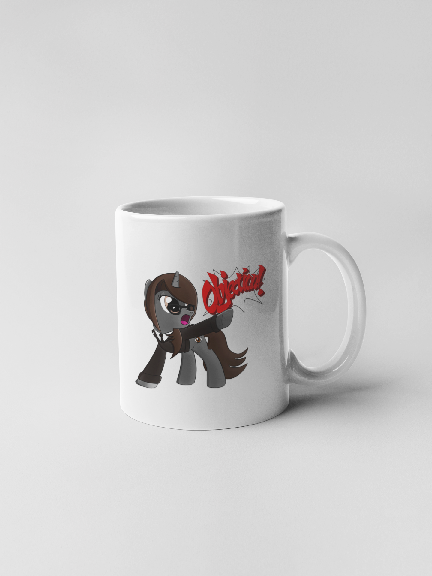 Ace Attorney Objection Ceramic Coffee Mugs