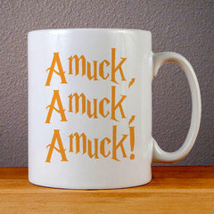 Amuck Amuck Amuck Halloween Hocus Pocus Ceramic Coffee Mugs