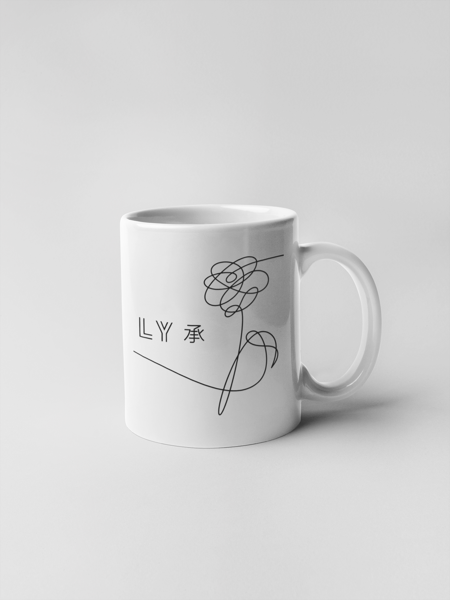 BTS Love Yourself Ceramic Coffee Mugs