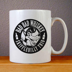 Bad Bad Whiskey Logo Ceramic Coffee Mugs