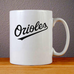 Baltimore Orioles Jersey Logo Ceramic Coffee Mugs