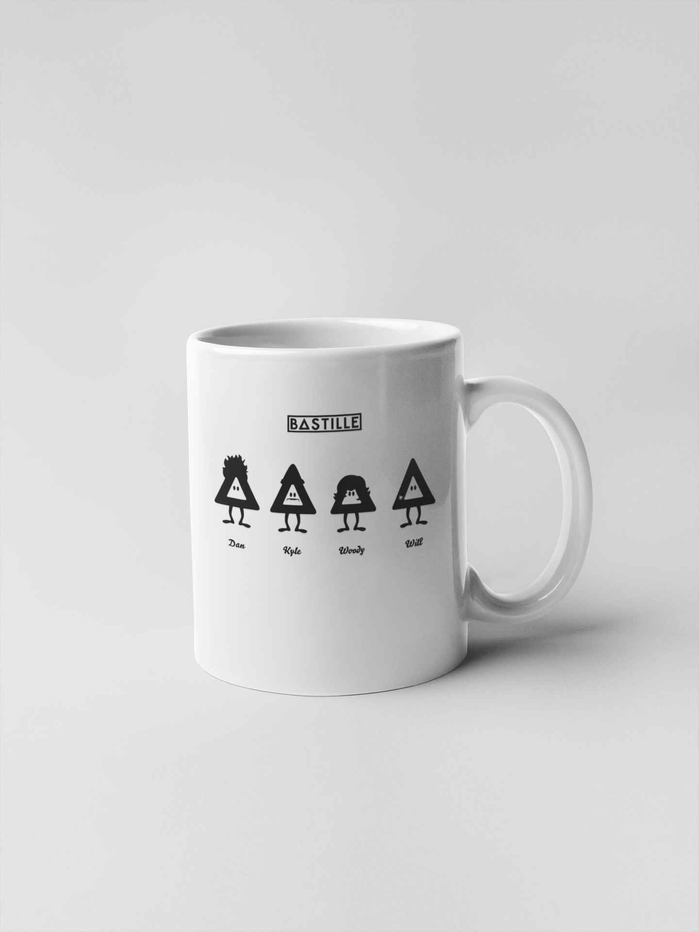 Bastille Triangle Ceramic Coffee Mugs
