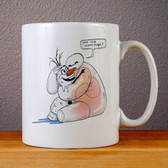 Baymax and Olaf Big Hero 6 Ceramic Coffee Mugs
