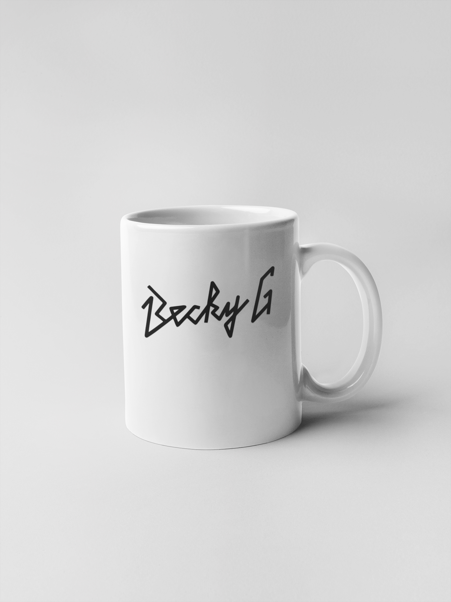 Becky G Logo Ceramic Coffee Mugs