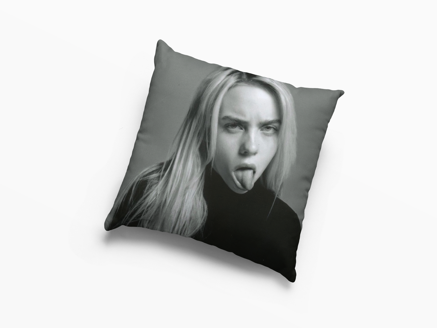 Billie Eilish Face Cushion Case / Pillow Case
