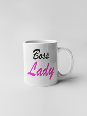 Boss Lady Ceramic Coffee Mugs