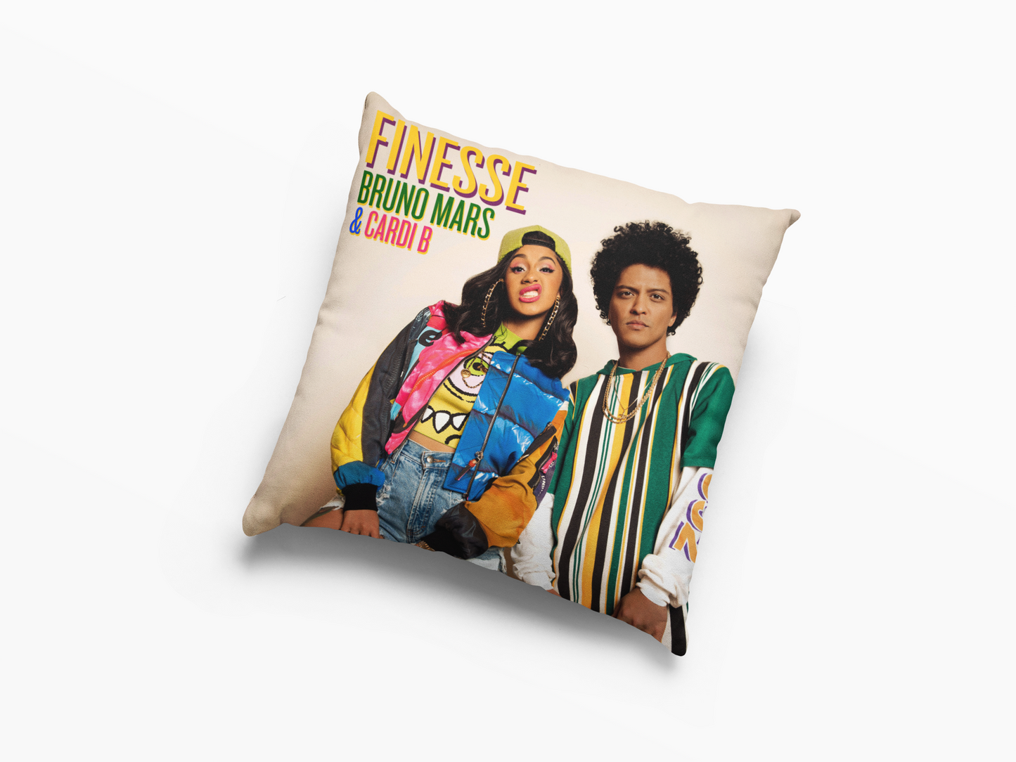 Bruno Mars Finesse ft Cardi B Cushion Case / Pillow Case