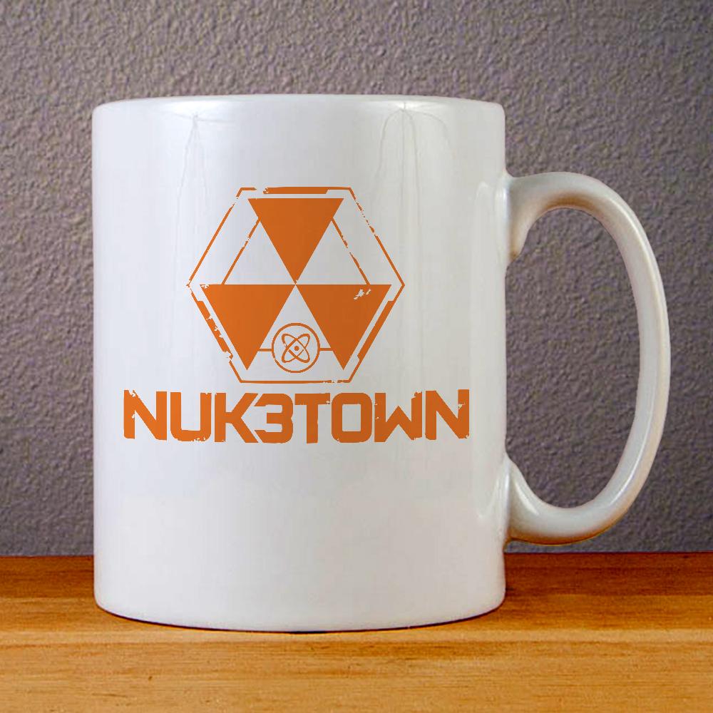 Call of Duty Black Ops Nuketown Logo Ceramic Coffee Mugs