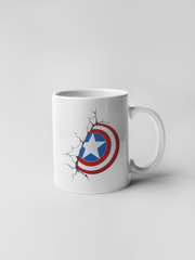 Captain America Logo Ceramic Coffee Mugs