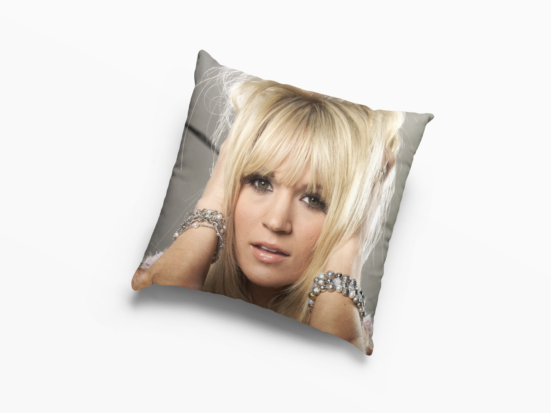 Carrie Underwood Hairstyle Cushion Case / Pillow Case